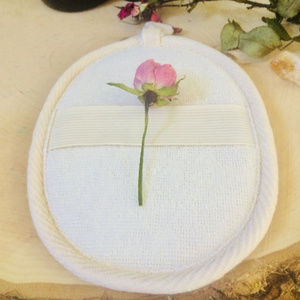 SISAL RAMIE PAD/Dry or Wet Brush Body Pad/Natural